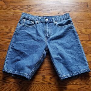 Levi's 405 Men's Size W32 Blue Denim Jean Shorts Jorts